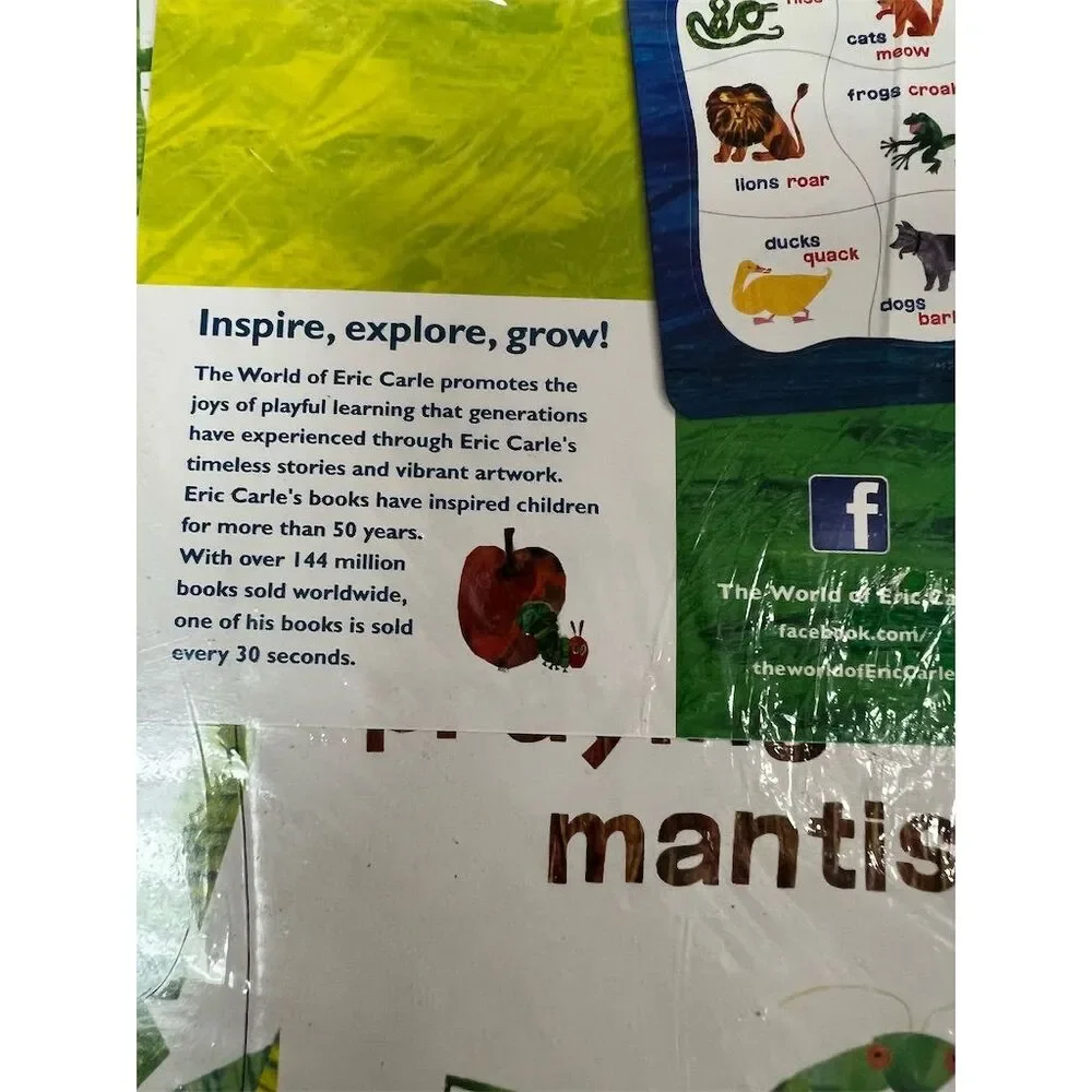 Eric Carle 3 Pack Tray Puzzles - The Very Hungry Caterpillar